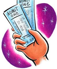 I biglietti del concerto 1 biglietti-concerto