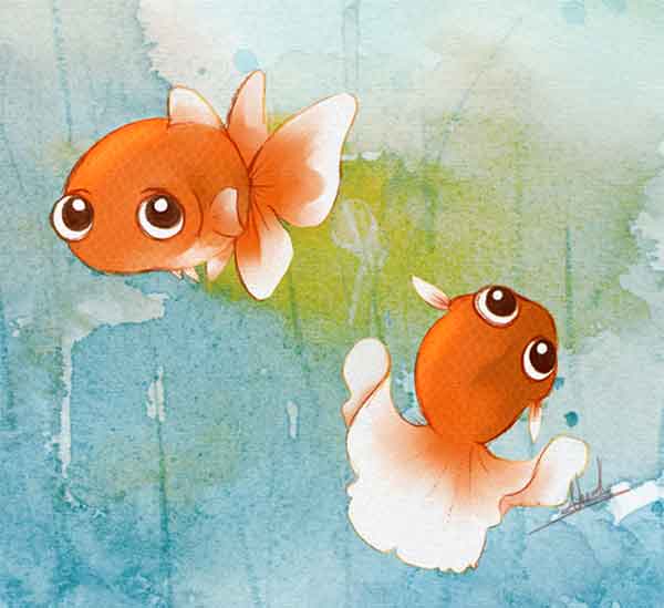 aquilone pescioline blond princesse