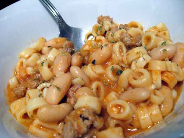 lode lode pasta fagioli