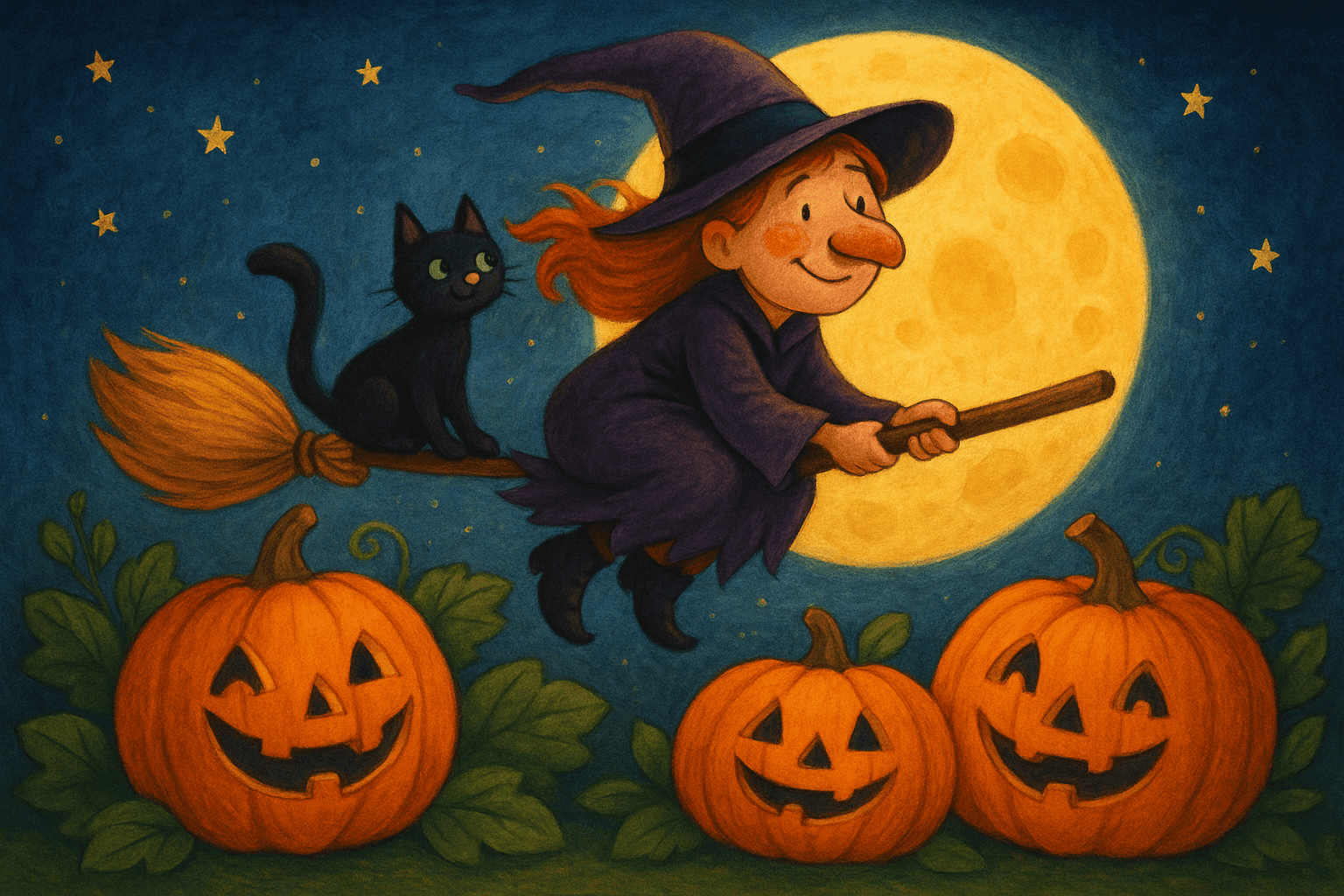 Filastrocca della strega alla festa di Halloween