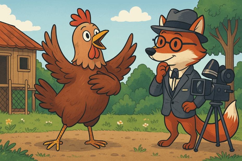 La volpe e la gallina attrice 9 volpe gallina