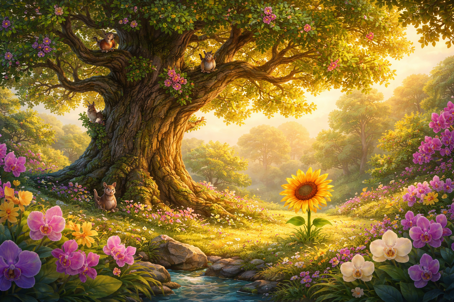 La quercia e il girasole